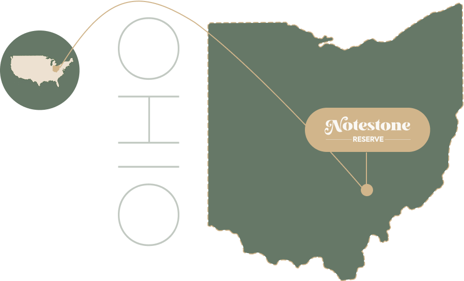 Notestone Reserve location in Ohio