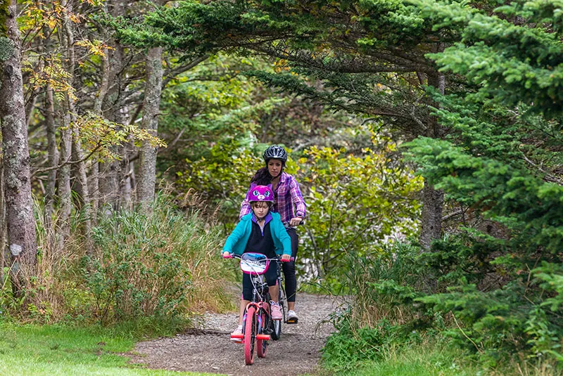 Family Biking in Hocking Hills