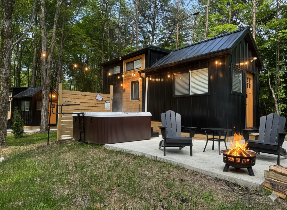 Whitman Fire Pit Hot Tub